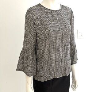 Brand new open back Gauze top